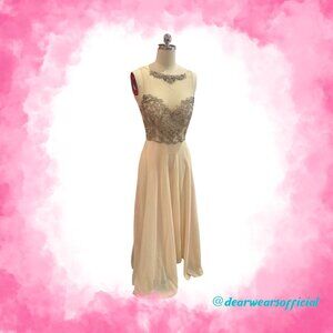 Fashion Nova Champagne Gown